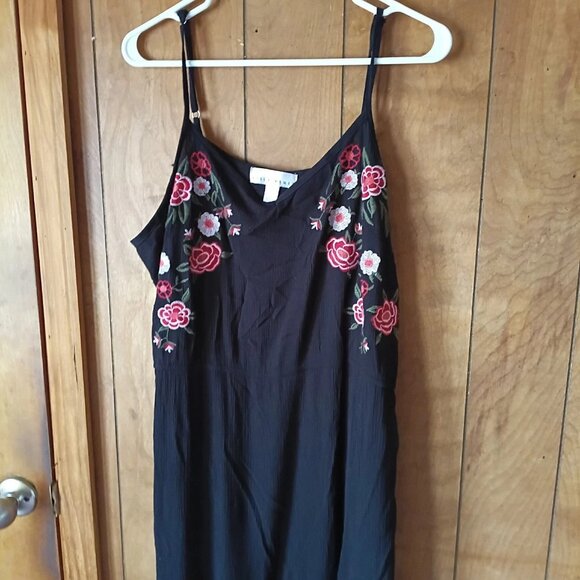 Kelly Renee Plus Size Black Floral Maxi Dress Size XXL - Picture 2 of 4